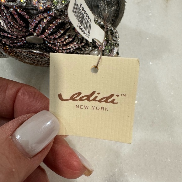 Edidi of New York crystal dragonfly embellished handbag - Picture 5 of 6